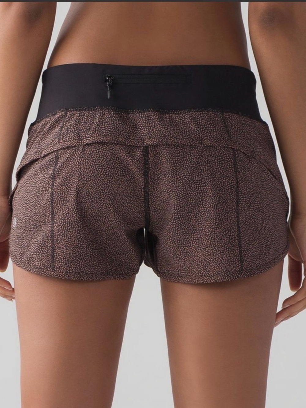Lululemon Speed Short Chakra Print Henna Black Liner Women’s Size 4